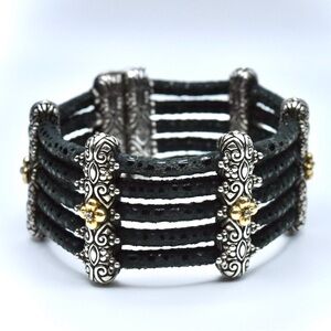 Barbara Bixby Pebble Suede Leather Bracelet